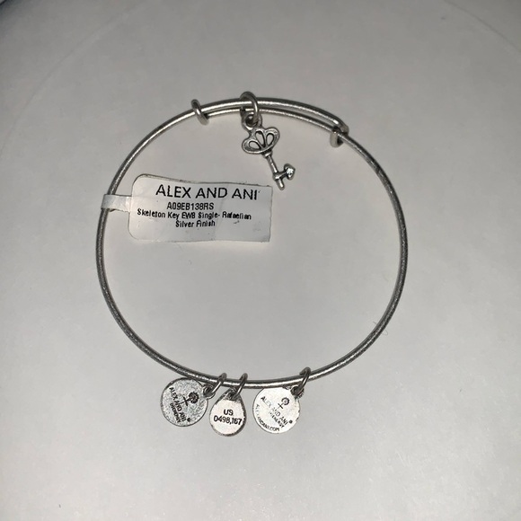 BNWOT Skeleton Key Bracelet by Alex and Ani - Picture 1 of 5